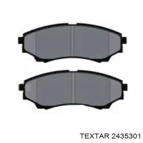 2435301 Textar Колодки передние