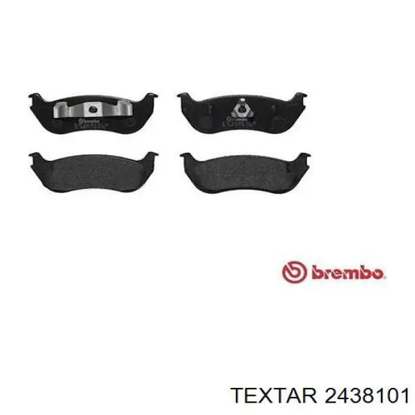 Колодки дисковые  Textar 2438101 цена, от 50.00 USD