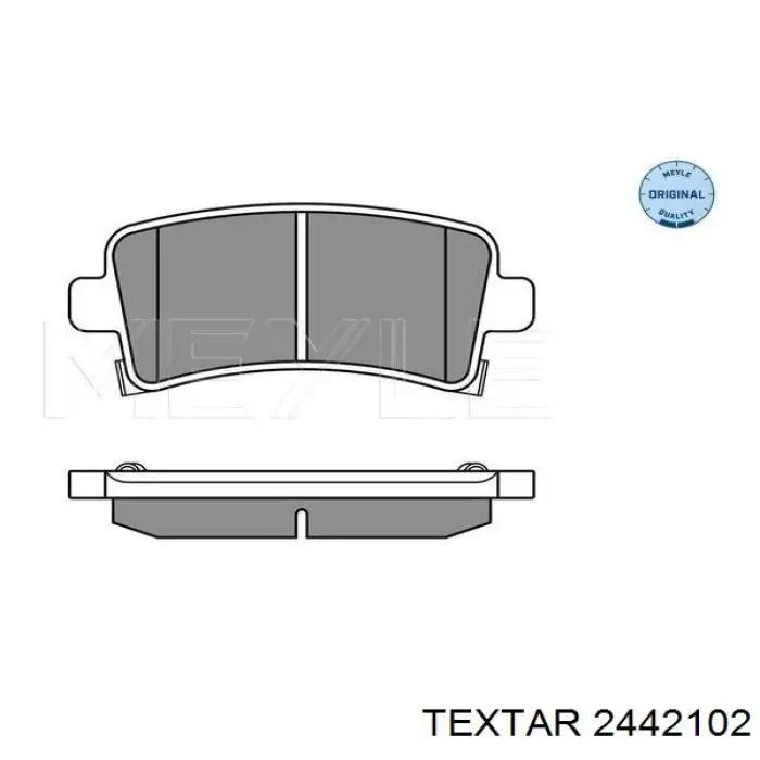Колодки дисковые  Textar 2442102 цена, от 44.35 USD