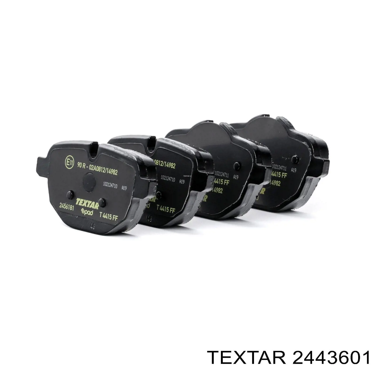 Купить 2443601 Textar Колодки тормозные