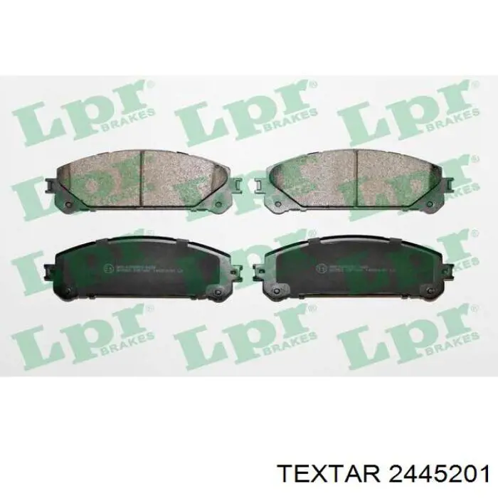 2445201 Textar Колодки передние