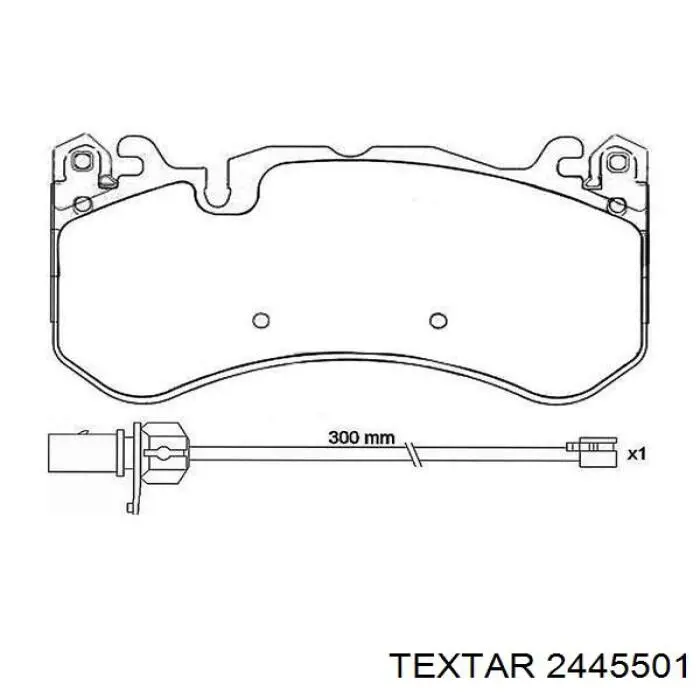 Купить 2445501 Textar Колодки тормозные