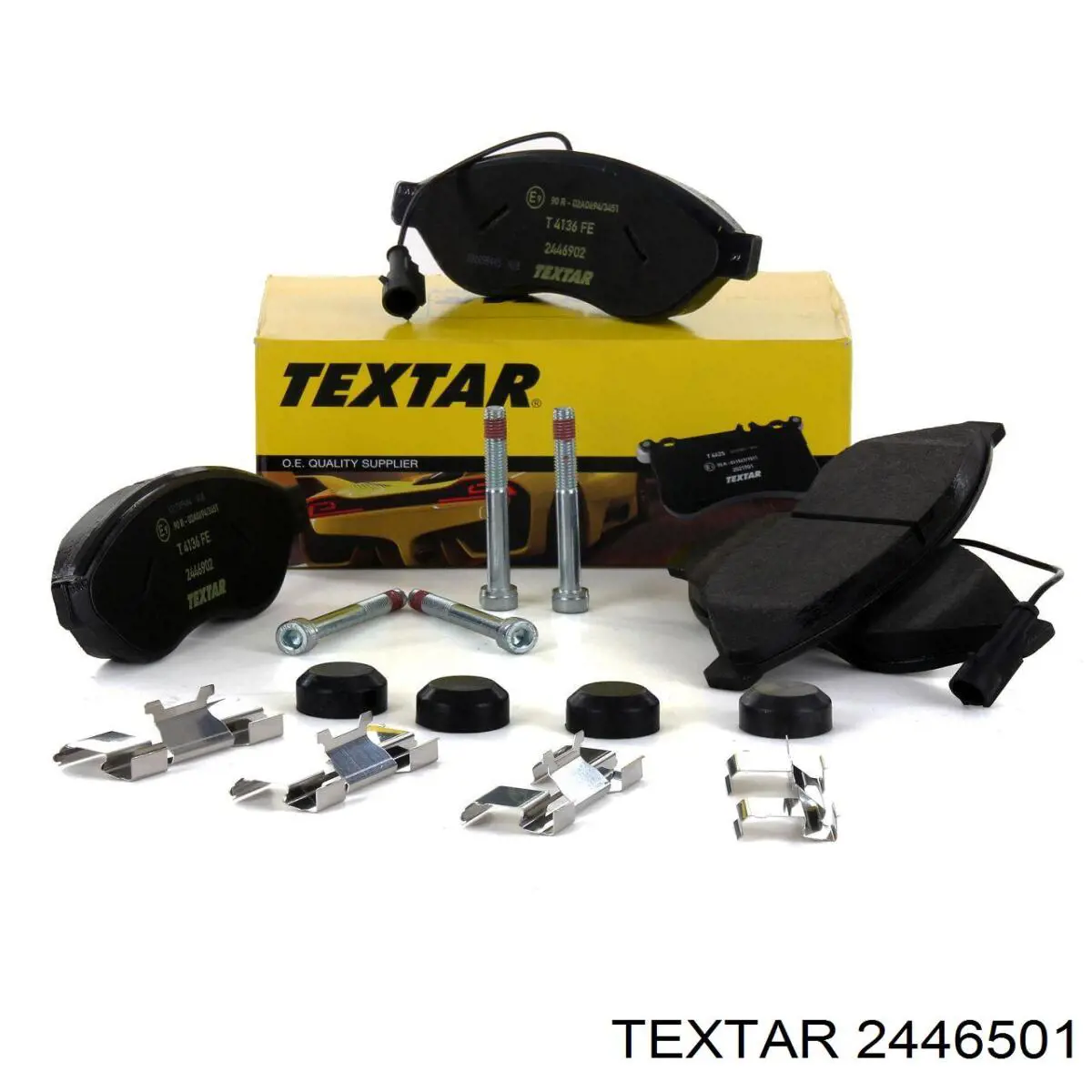 Купить 2446501 Textar Колодки тормозные задние, дисковые