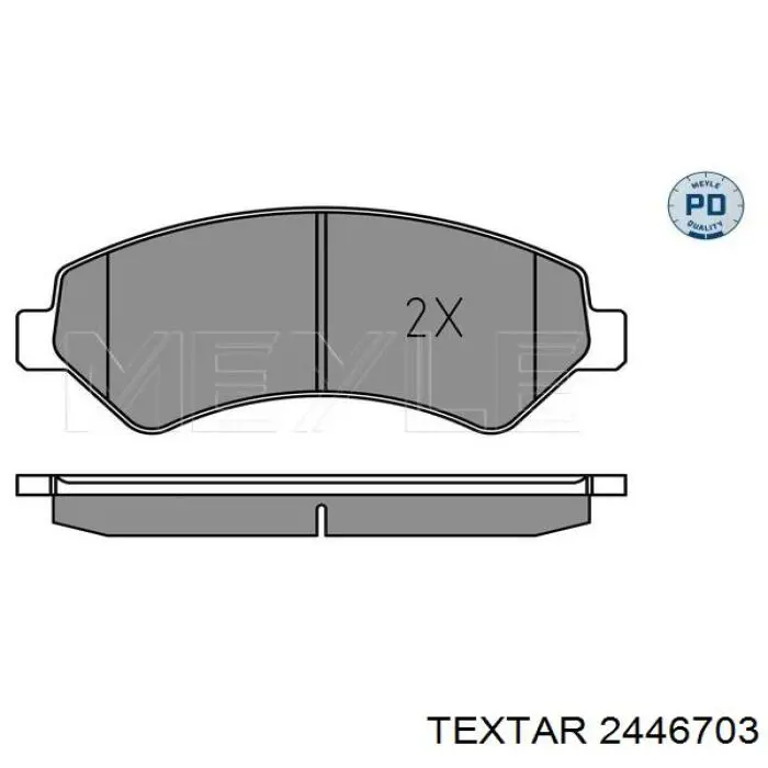 Колодки Textar 2446703 цена, от 30.73 USD