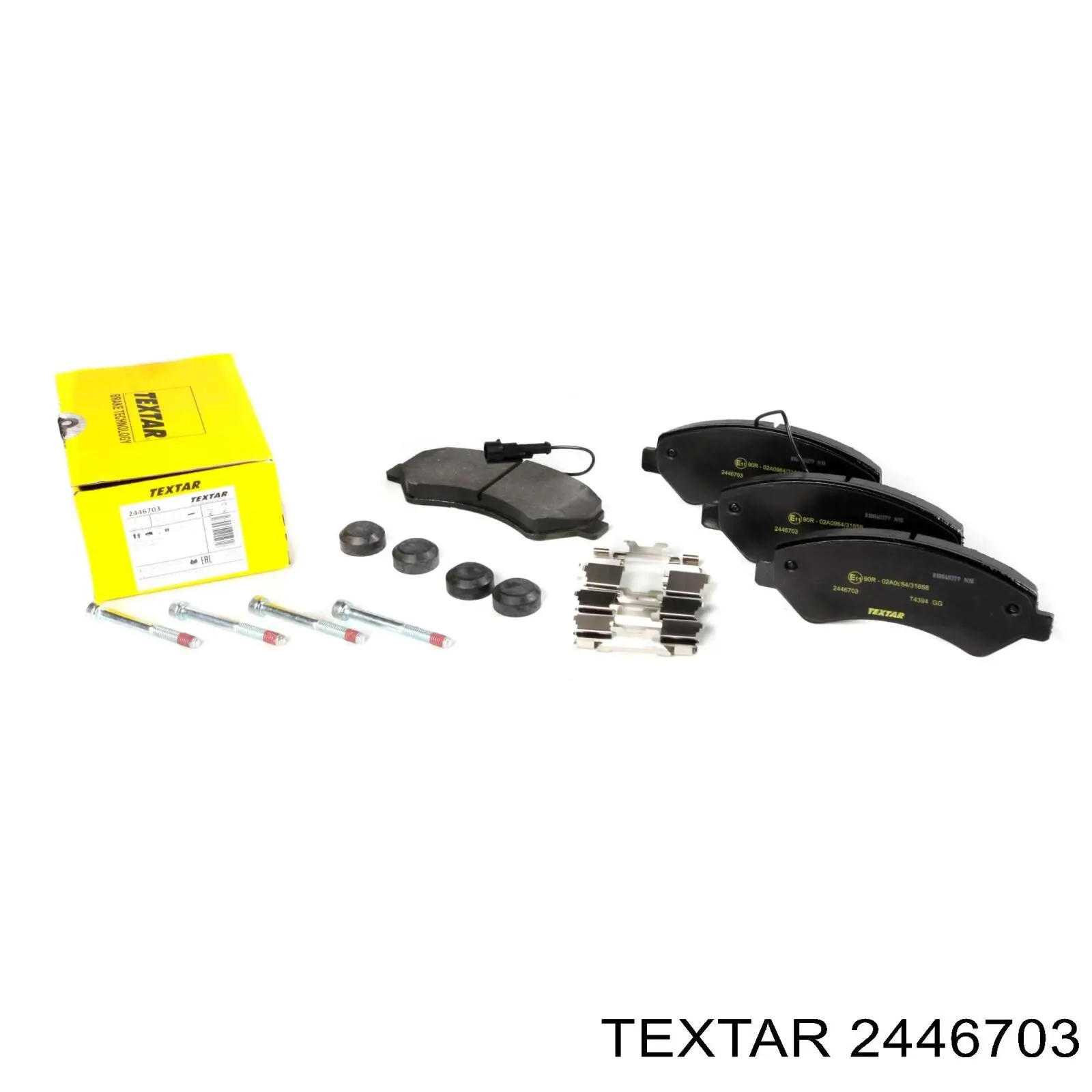 Купить 2446703 Textar Колодки тормозные