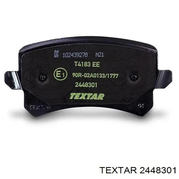 Колодки дисковые  Textar 2448301 цена, от 38.43 USD