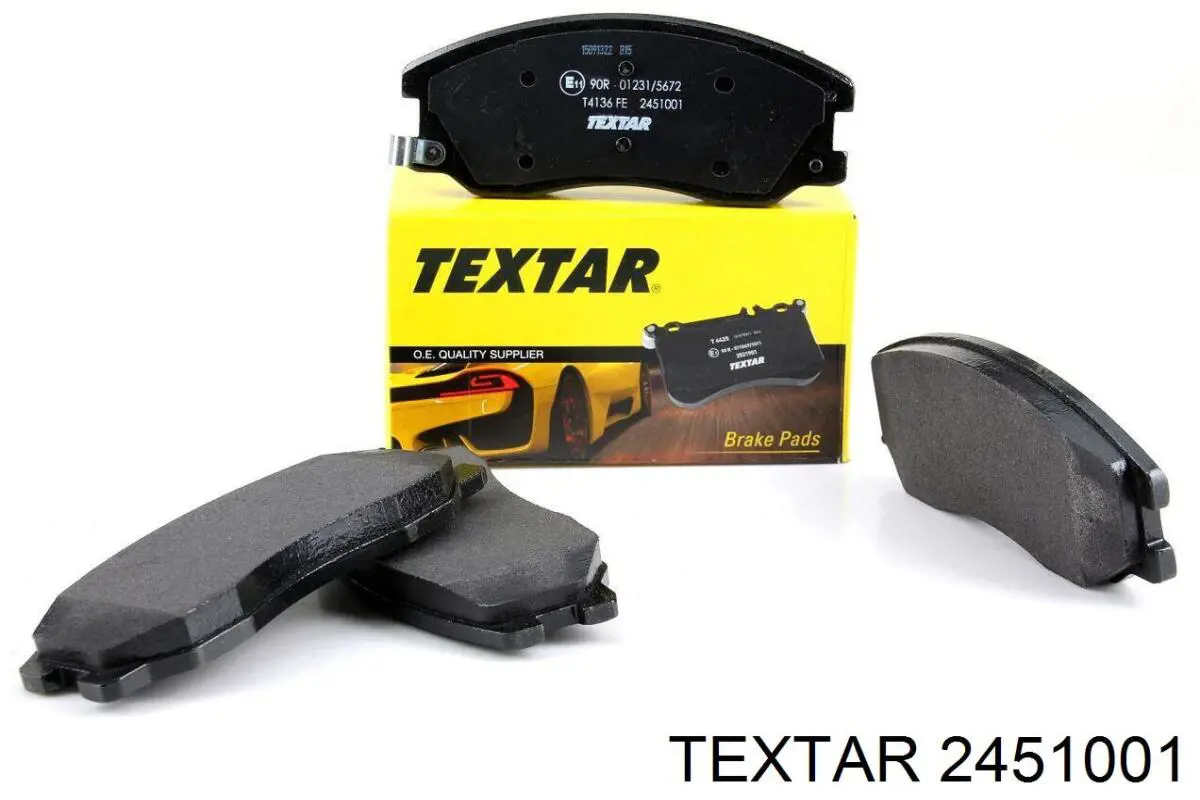 Купить 2451001 Textar Колодки тормозные