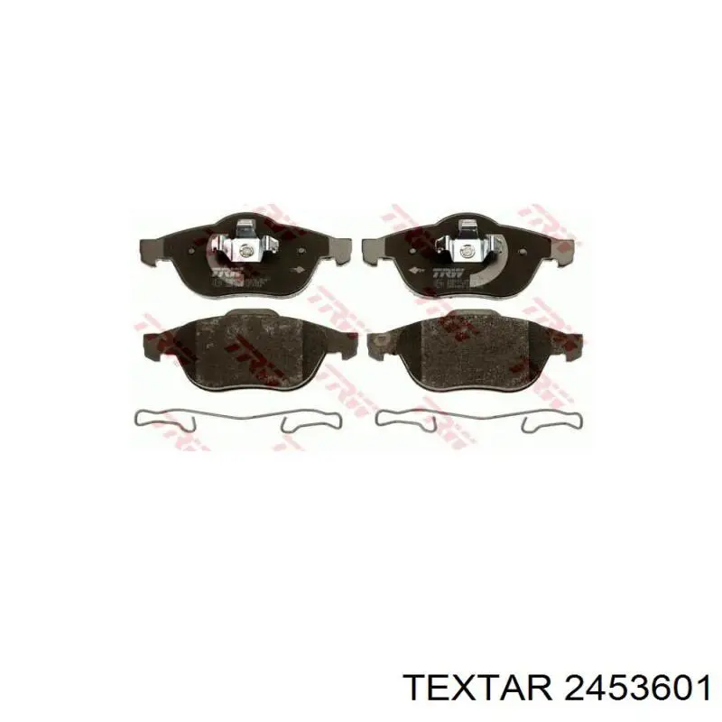 Передние тормозные колодки 2453601 Textar