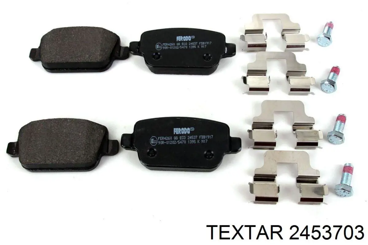 Колодки дисковые  Textar 2453703 цена, от 32.56 USD