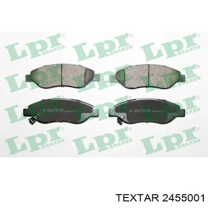 Передние тормозные колодки 2455001 Textar