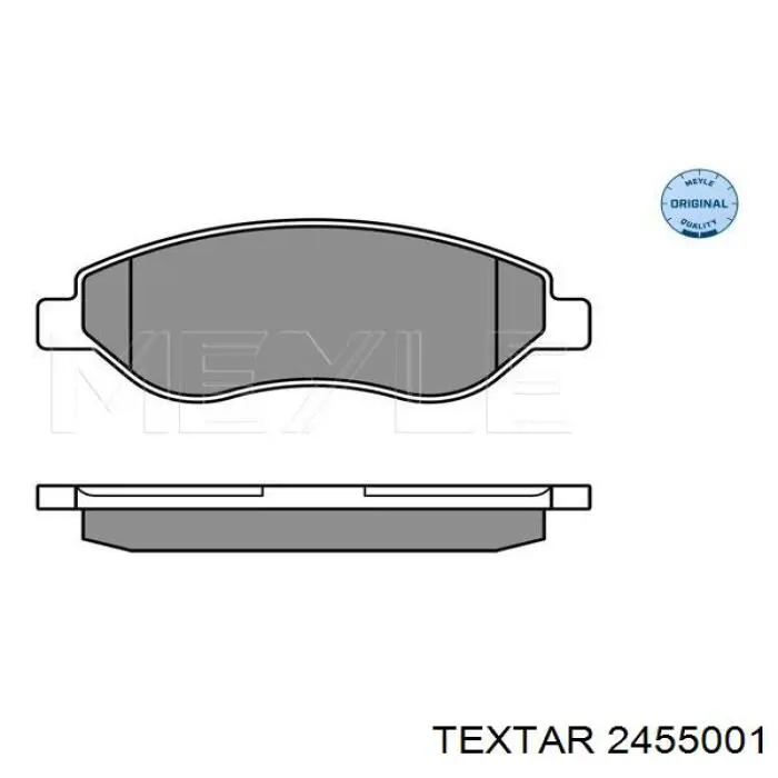 Колодки Textar 2455001 цена, от 29.62 USD