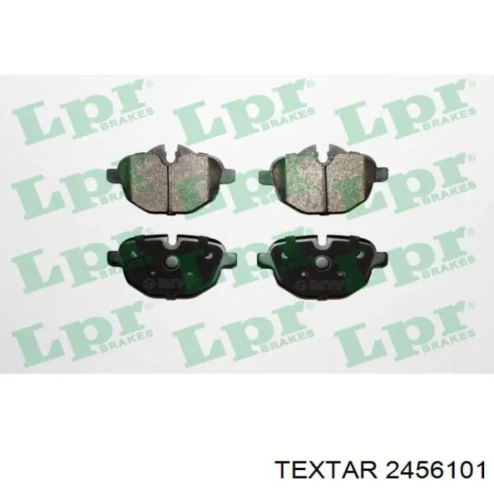 Задние тормозные колодки 2456101 Textar