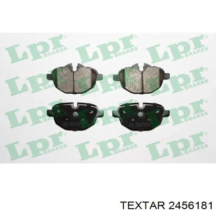 Купить 2456181 Textar Колодки тормозные задние, дисковые