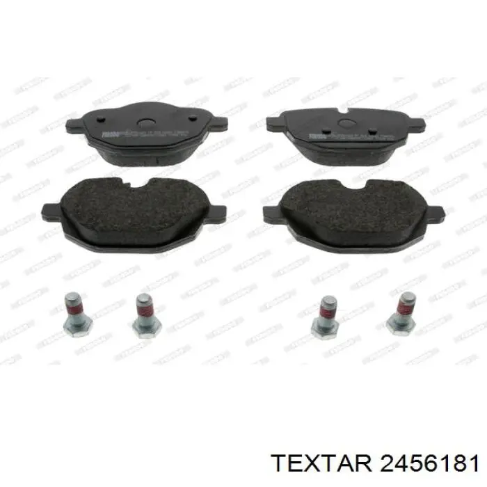 Задние тормозные колодки 2456181 Textar