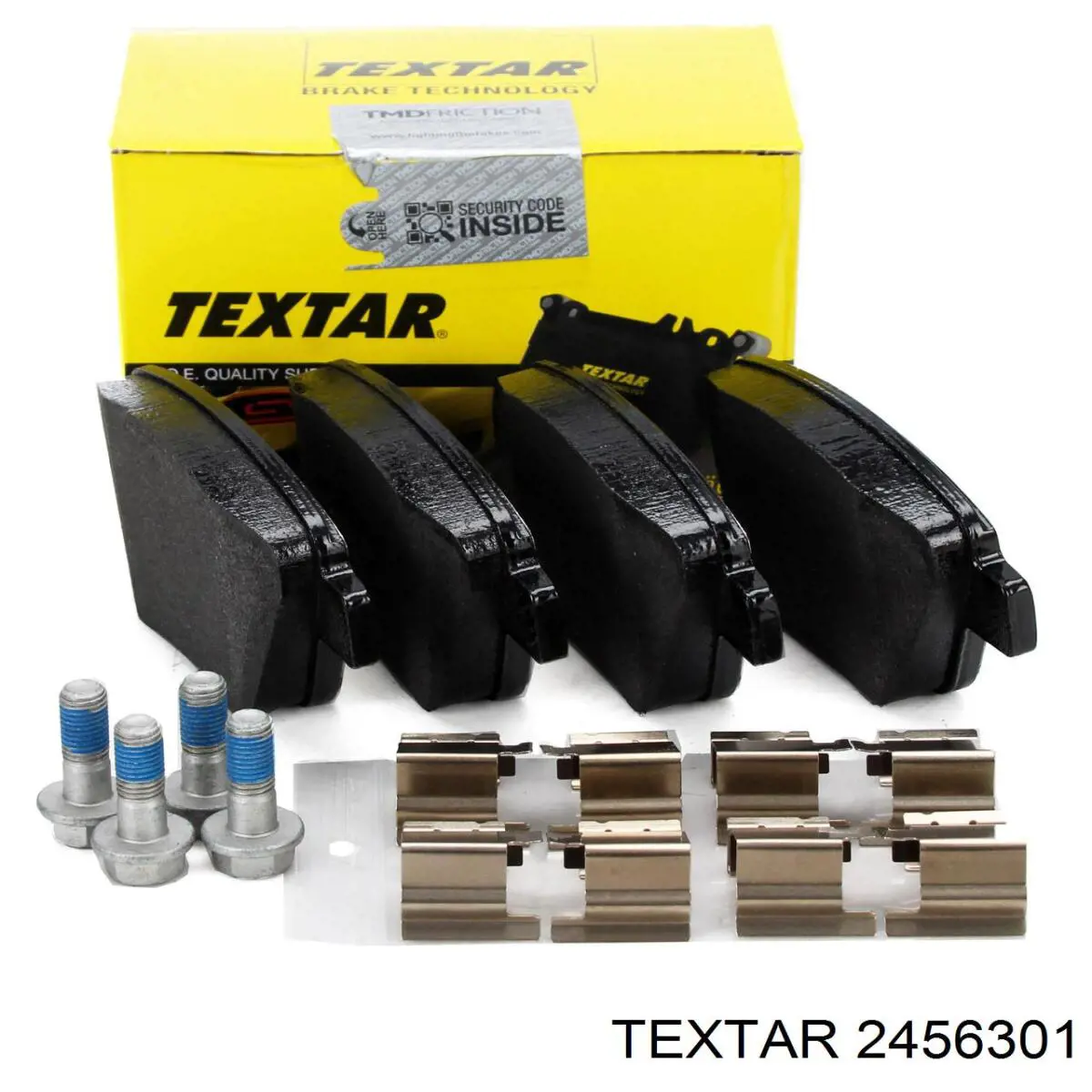 Купить 2456301 Textar Колодки тормозные задние, дисковые