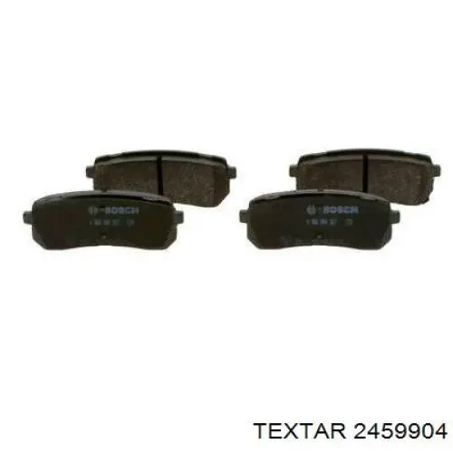 Задние тормозные колодки 2459904 Textar