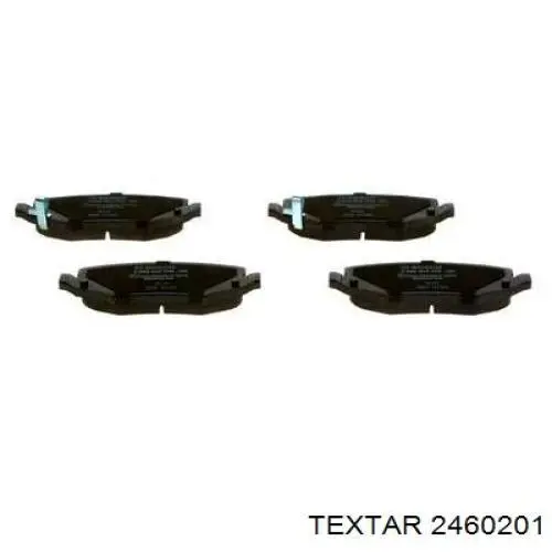 Задние тормозные колодки 2460201 Textar