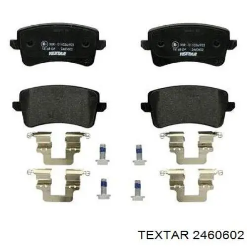 Купить 2460602 Textar Колодки тормозные задние, дисковые