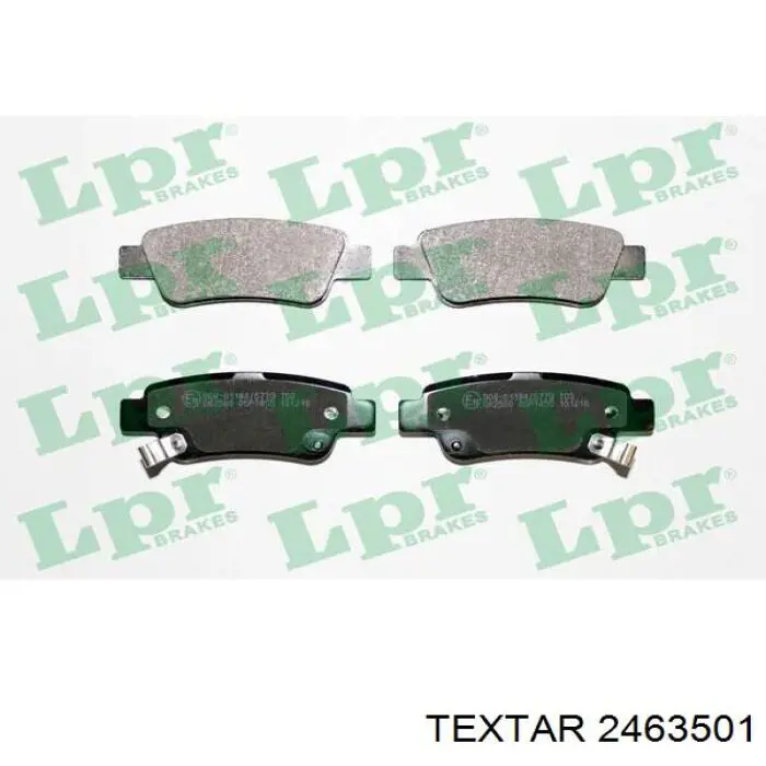 Купить 2463501 Textar Колодки тормозные задние, дисковые