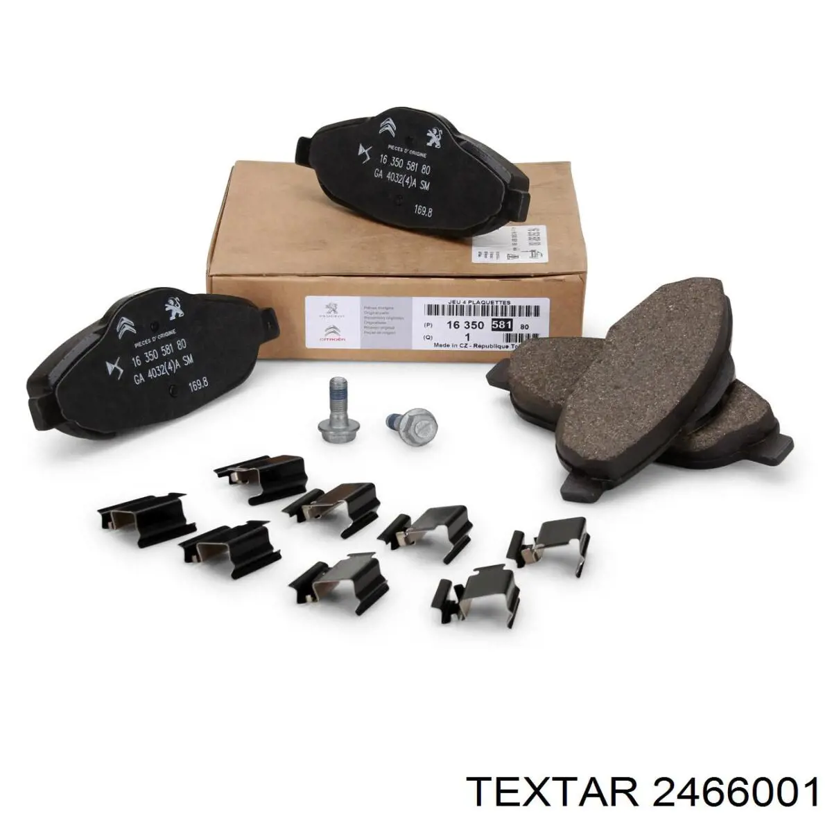Купить 2466001 Textar Колодки тормозные