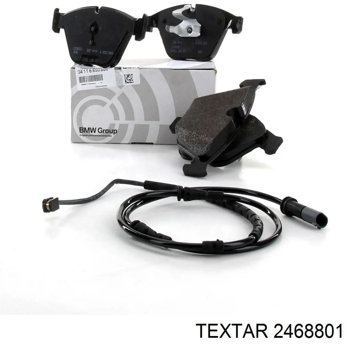 2468801 Textar Колодки передние