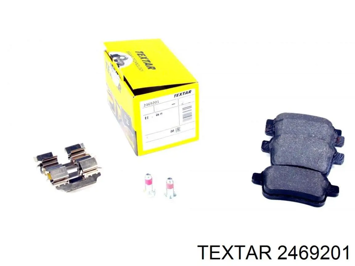 Купить 2469201 Textar Колодки тормозные задние, дисковые