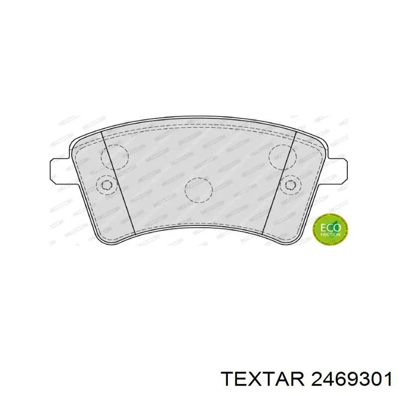 Передние тормозные колодки 2469301 Textar