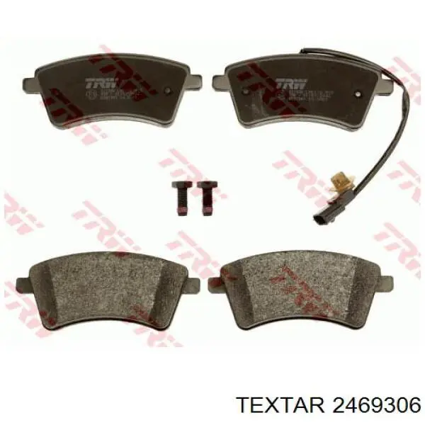 Передние тормозные колодки 2469306 Textar