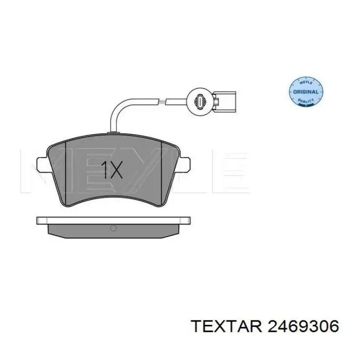 Колодки Textar 2469306 цена, от 28.08 USD