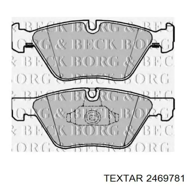 Тормозные колодки Textar 2469781