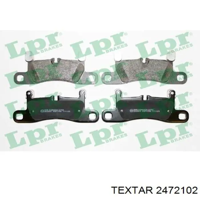 Колодки дисковые  Textar 2472102 цена, от 81.19 USD