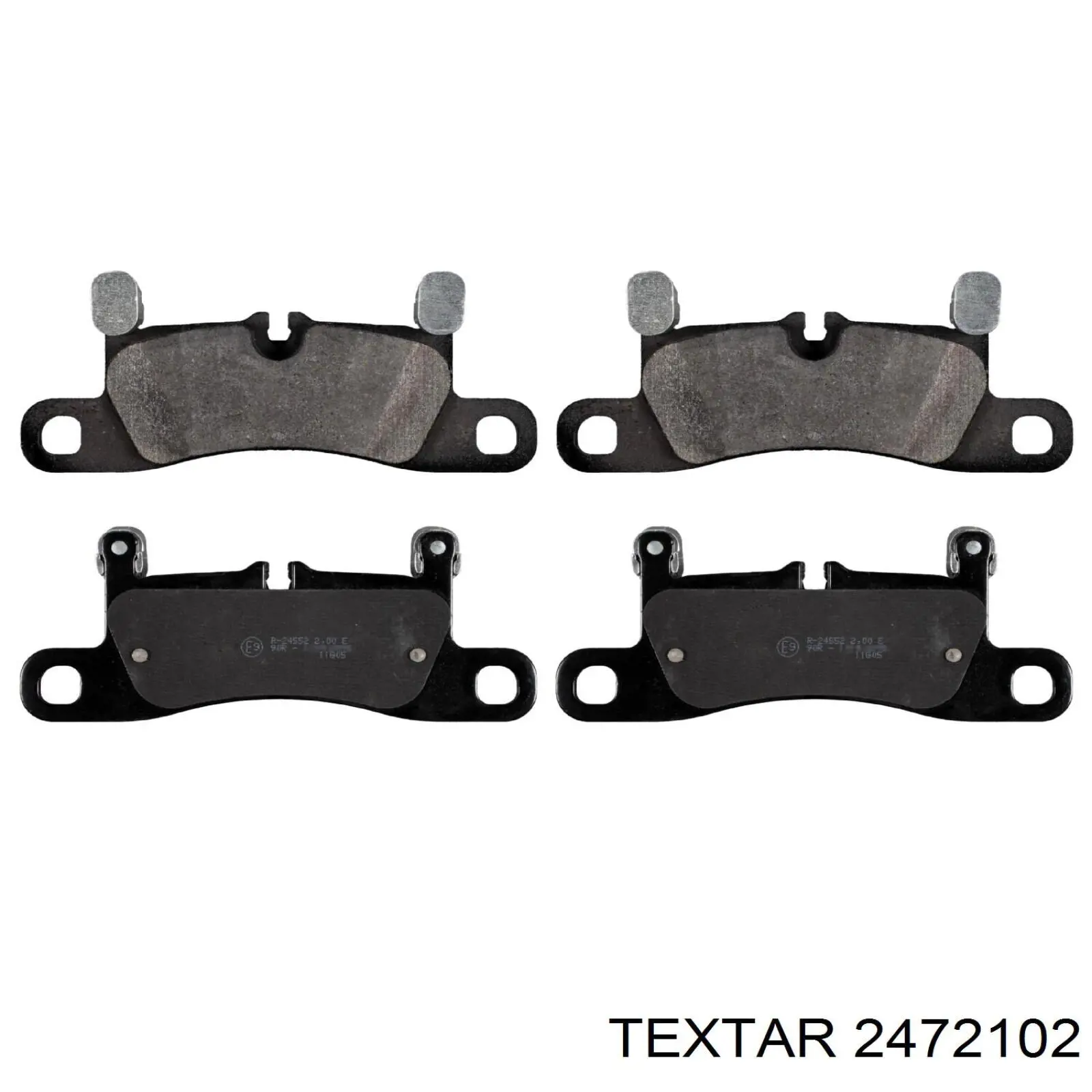 Купить 2472102 Textar Колодки тормозные задние, дисковые