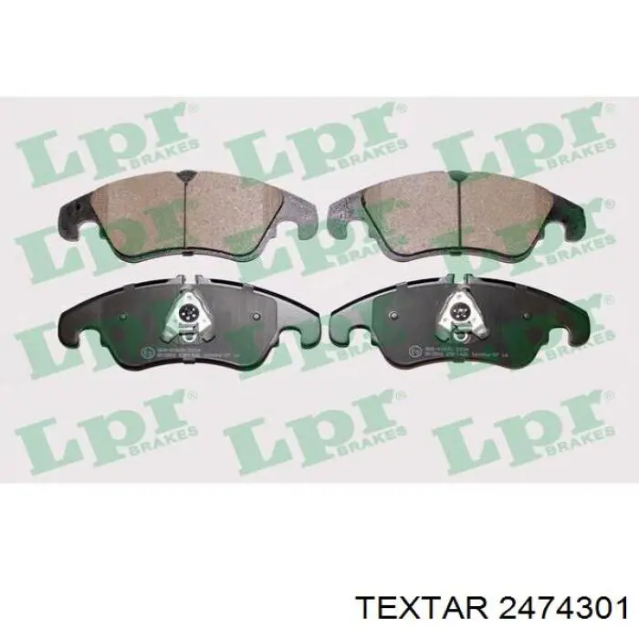 Купить 2474301 Textar Колодки тормозные