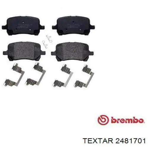 Колодки Textar 2481701 цена, от 44.46 USD