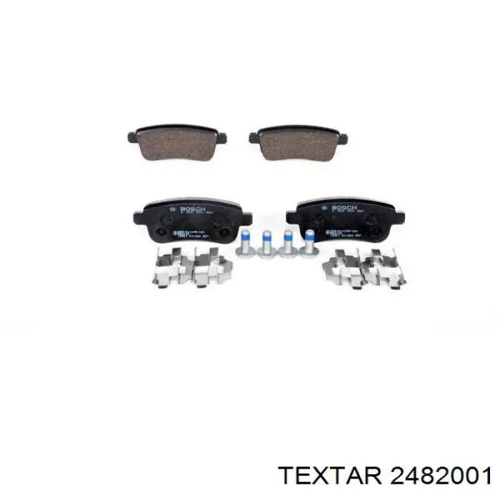 Колодки дисковые  Textar 2482001 цена, от 36.94 USD