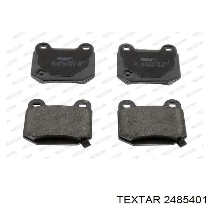 Купить 2485401 Textar Колодки тормозные задние, дисковые