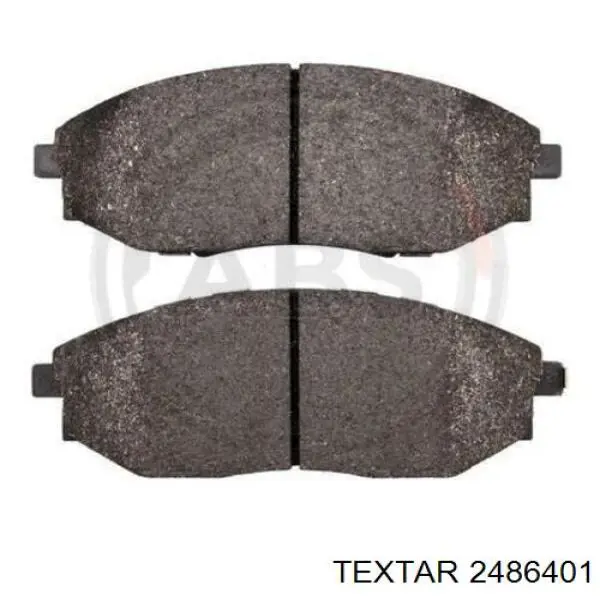 Передние тормозные колодки 2486401 Textar