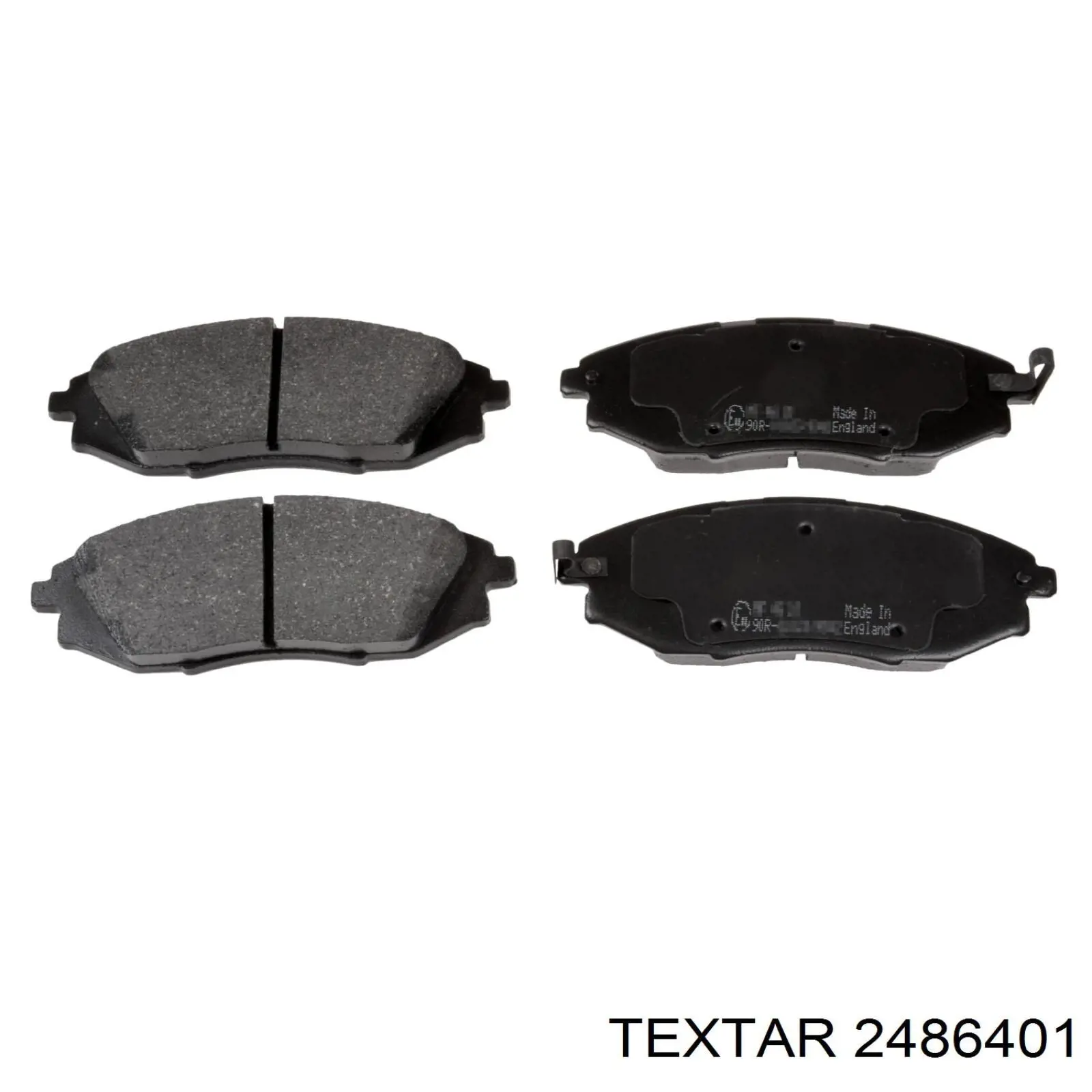 Купить 2486401 Textar Колодки тормозные