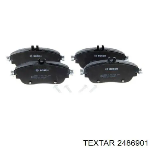 Купить 2486901 Textar Колодки тормозные