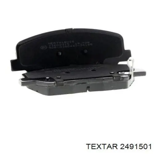 Купить 2491501 Textar Колодки тормозные