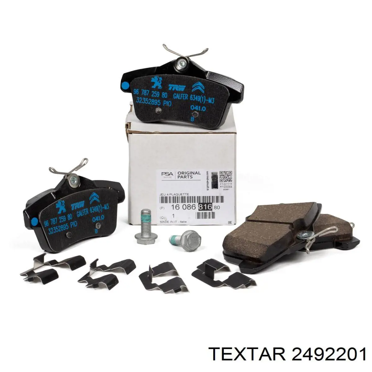 Колодки дисковые  Textar 2492201 цена, от 30.93 USD