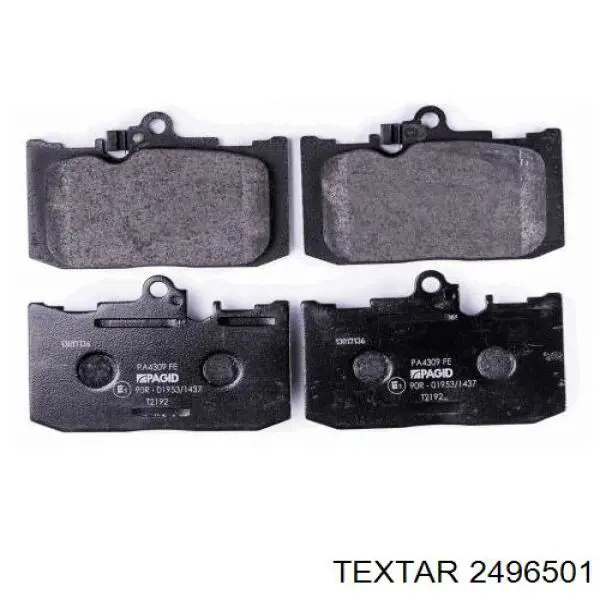 2496501 Textar Колодки передние