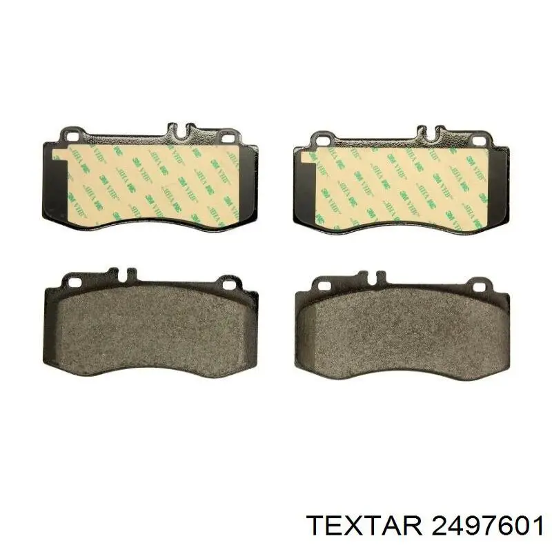 Передние тормозные колодки 2497601 Textar