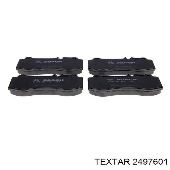 Купить 2497601 Textar Колодки тормозные