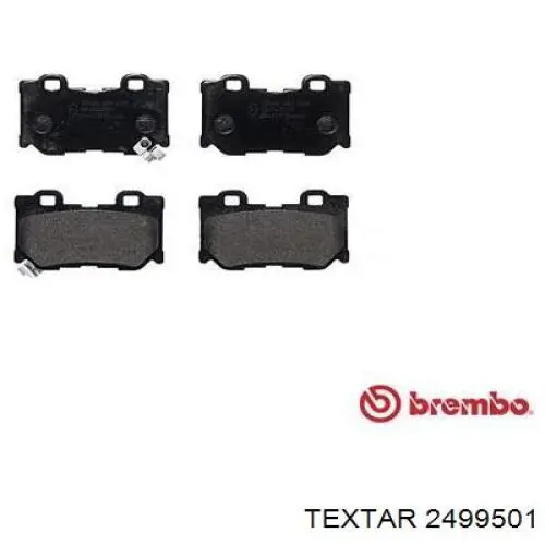 Колодки дисковые  Textar 2499501 цена, от 50.68 USD
