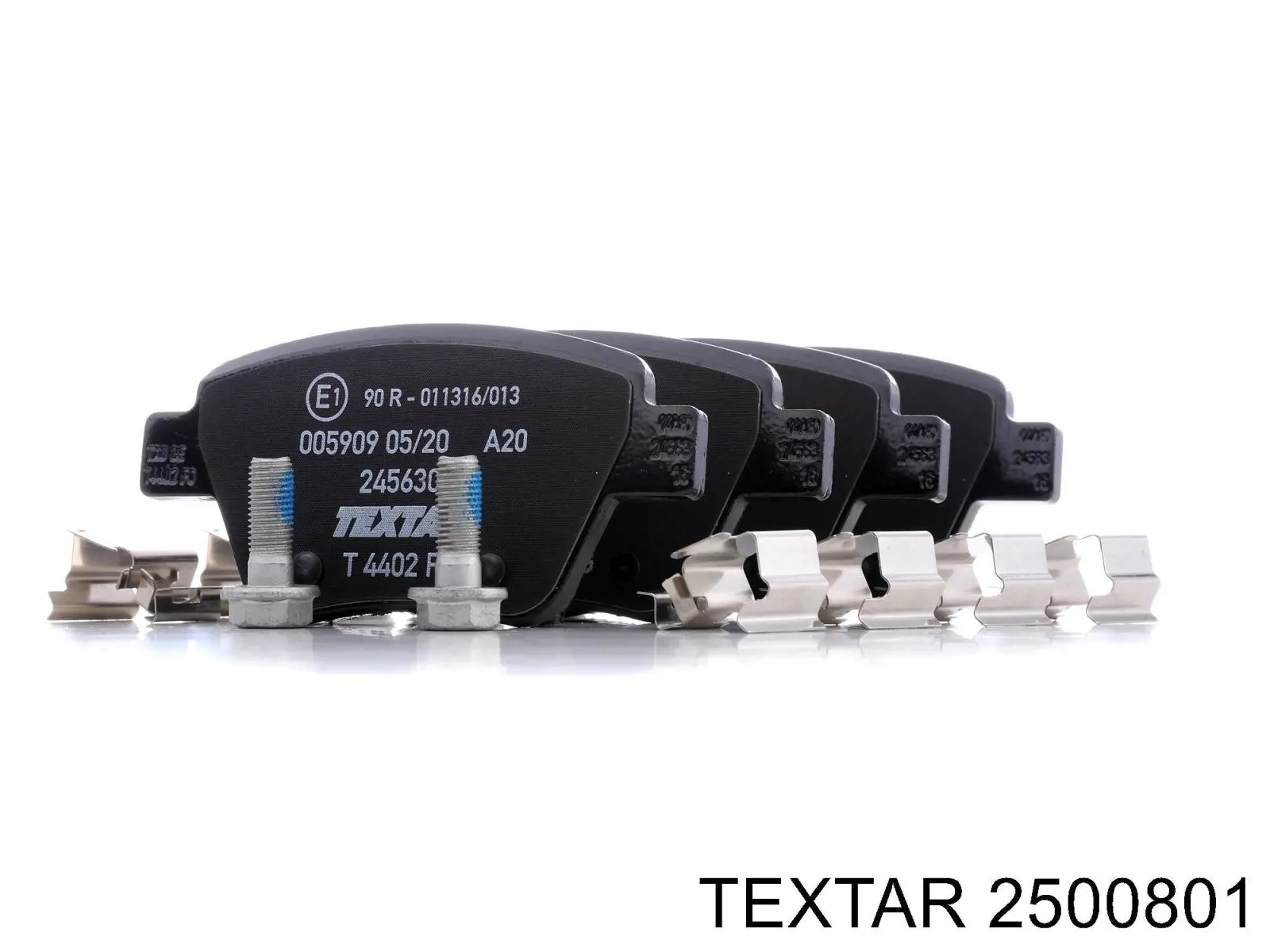 Задние тормозные колодки 2500801 Textar