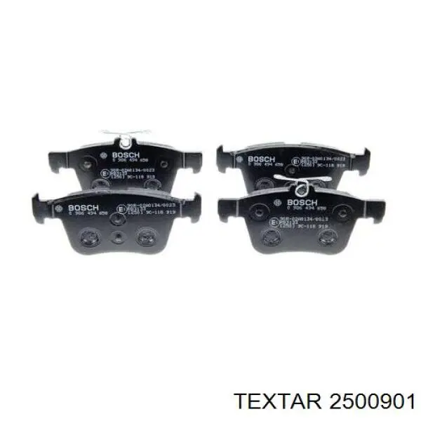 Задние тормозные колодки 2500901 Textar