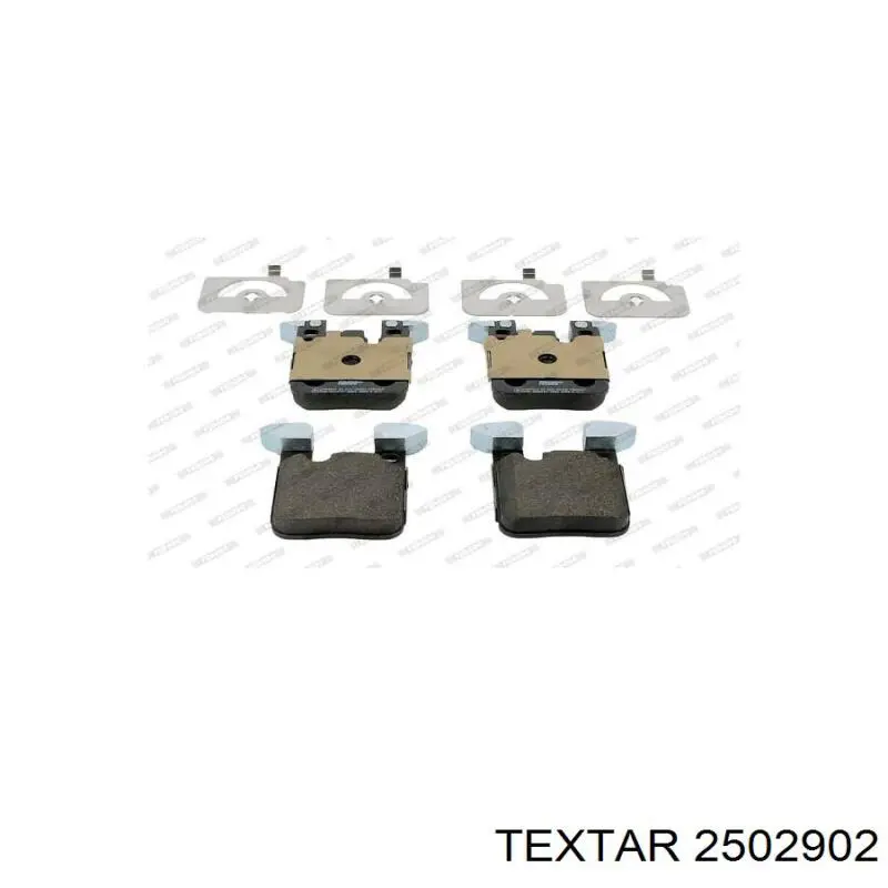 Колодки дисковые  Textar 2502902 цена, от 76.19 USD
