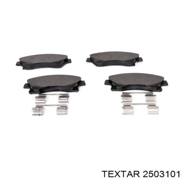 Колодки Textar 2503101 цена, от 24.80 USD