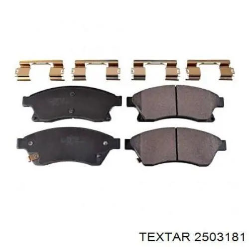 Колодки Textar 2503181 цена, от 19.33 USD